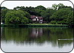 LSU Lakes - A glistening bracelet of watery jewels visible from the interstate that runs through the city, the lakes that form the eastern border of Louisiana State University are lined with landmark homes, jogging trails, and lush green elephant ear plants. In the winter, pelicans call these waters "home."