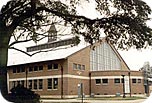 The Reilly Theatre in Baton Rouge - a converted livestock pavilion that is home to Swine Palace Productions